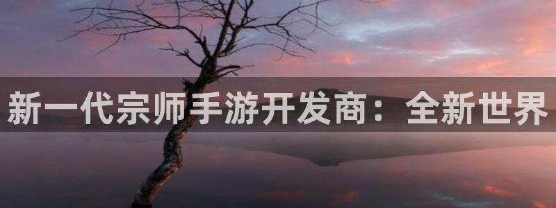 V8娱乐官网：新一代宗师手游开发商：全新世界