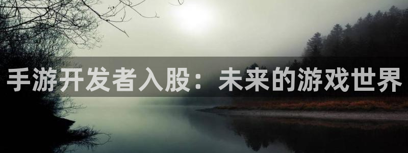 V8娱乐注册：手游开发者入股：未来的游戏世界